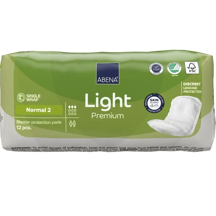 10591_ABENA LIGHT NORMAL 2 VLOZKY ABSORPCNI, 350 ML, 12 KS